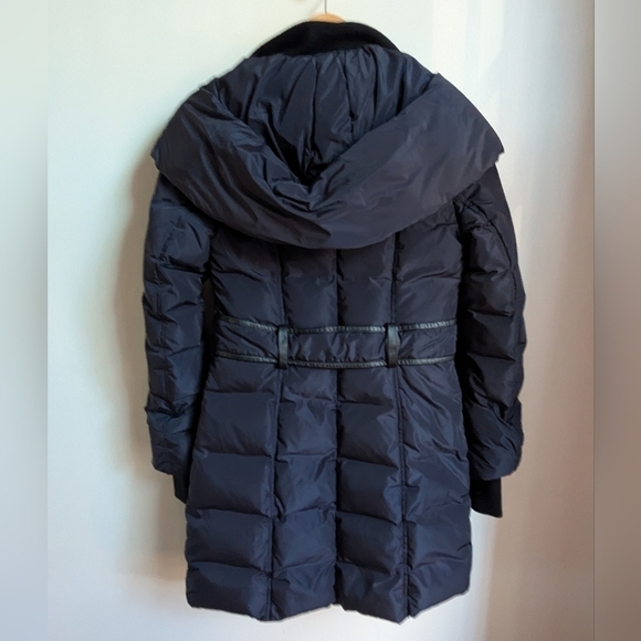 MACKAGE Black Warm Winter Contemporary Down Puffer Long Coat Size Small - Picture 13 of 13